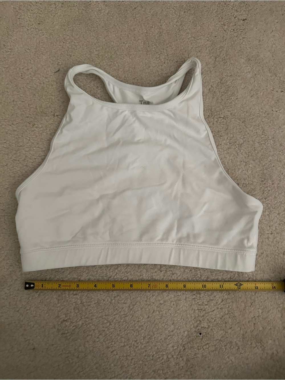Aritzia Women’s High-Neck White Sports Bra